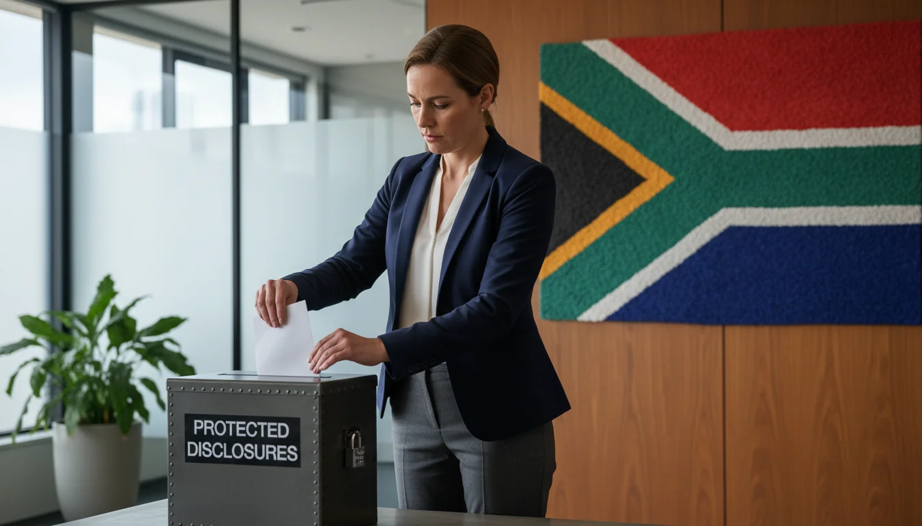 Whistleblower submitting confidential report