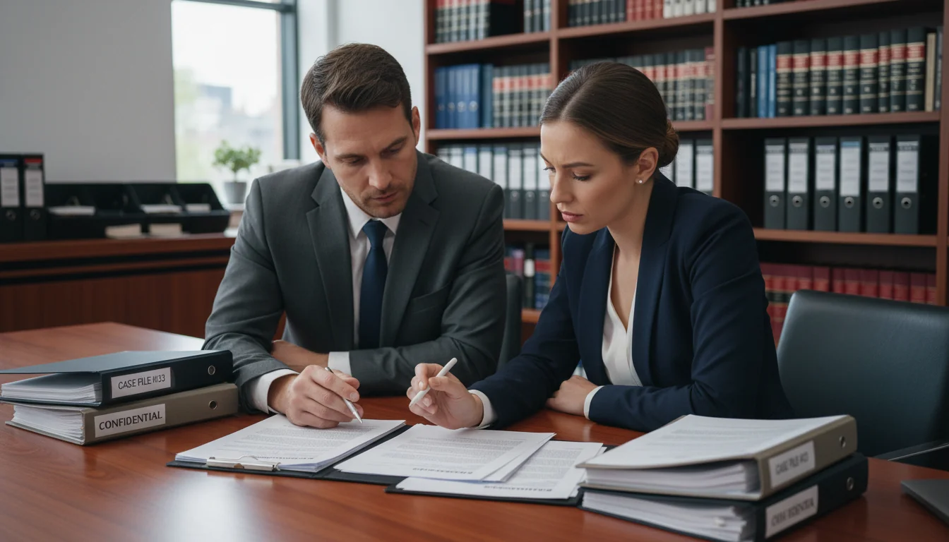 Lawyer advising on whistleblower rights