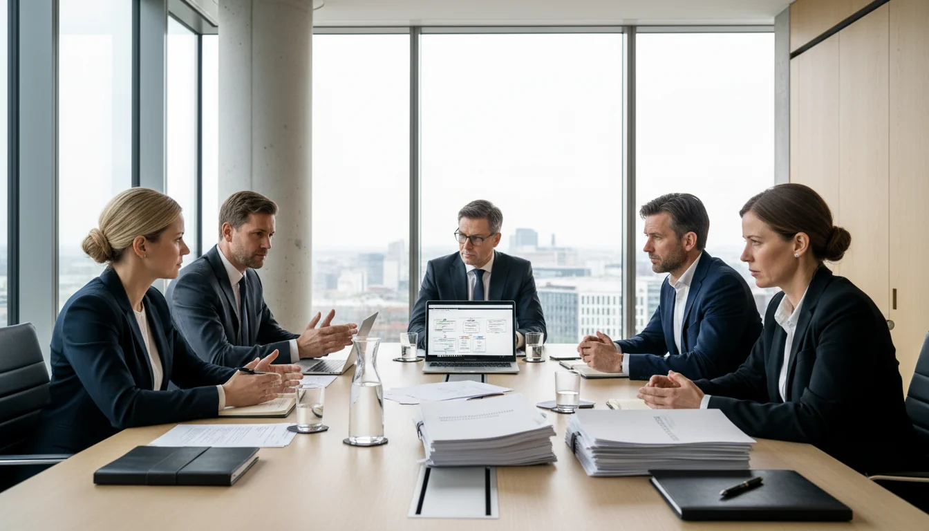 Business meeting on compliance