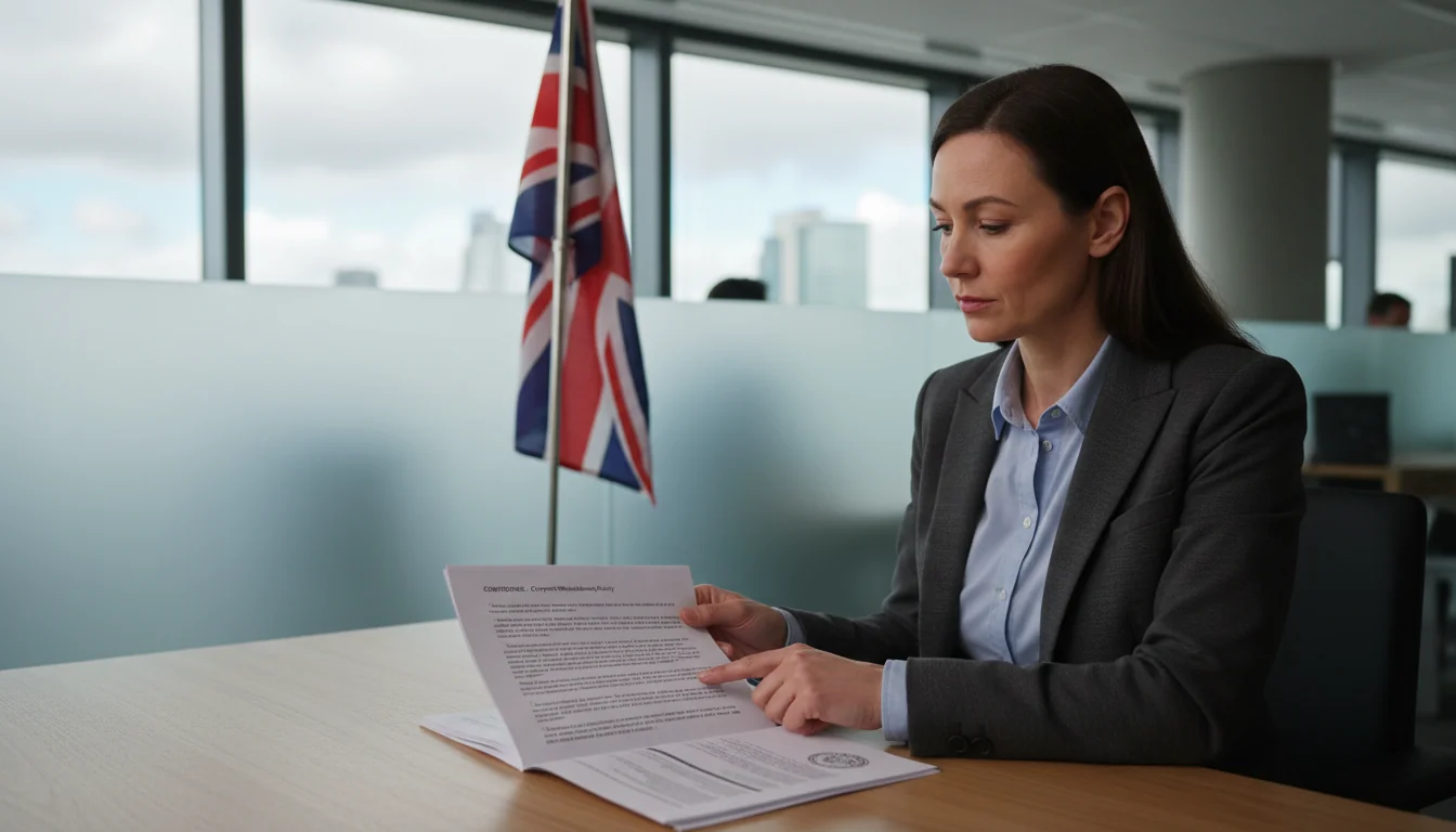 Whistleblower reading policy document