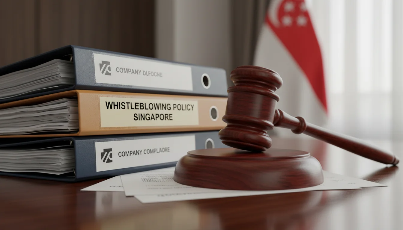 Gavel and whistleblowing legal files