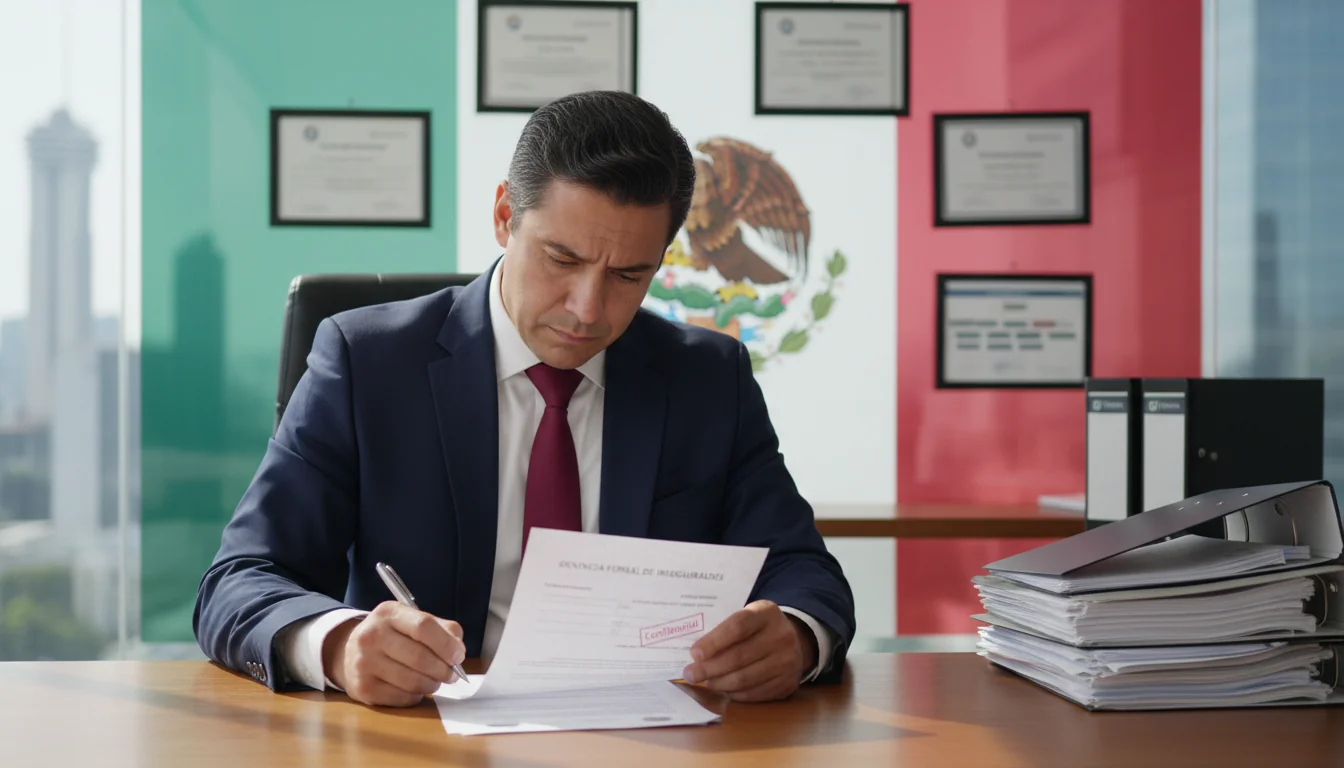 Mexican corporate whistleblower filing report