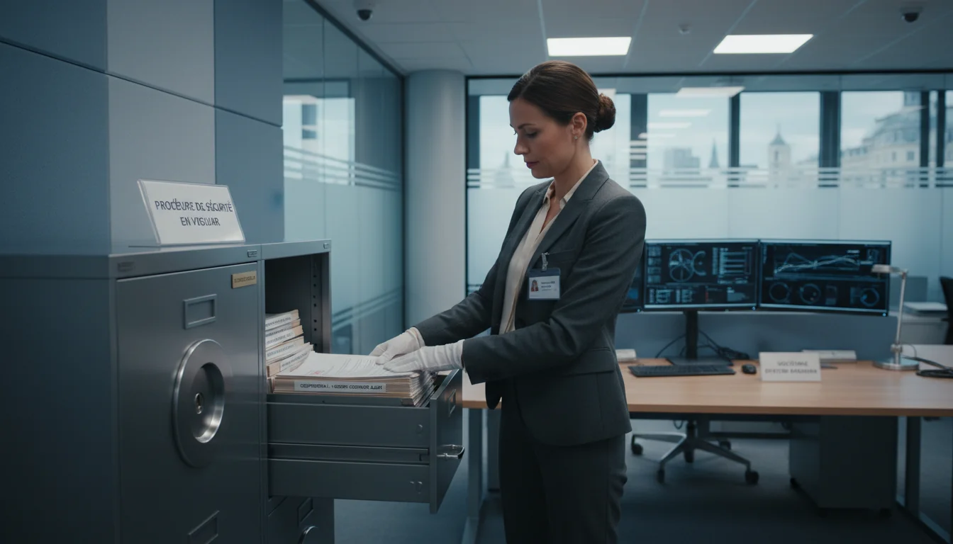 Secure filing of corporate alerts in France