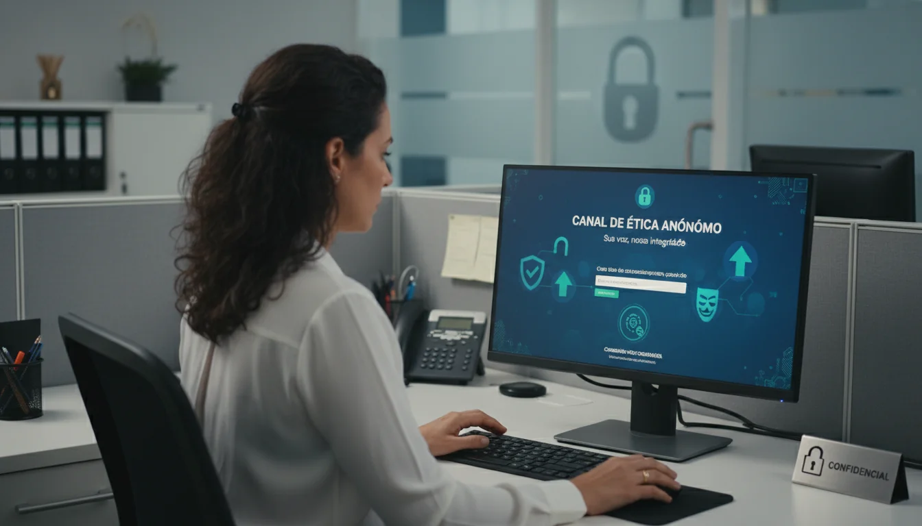 Secure whistleblower hotline in workplace