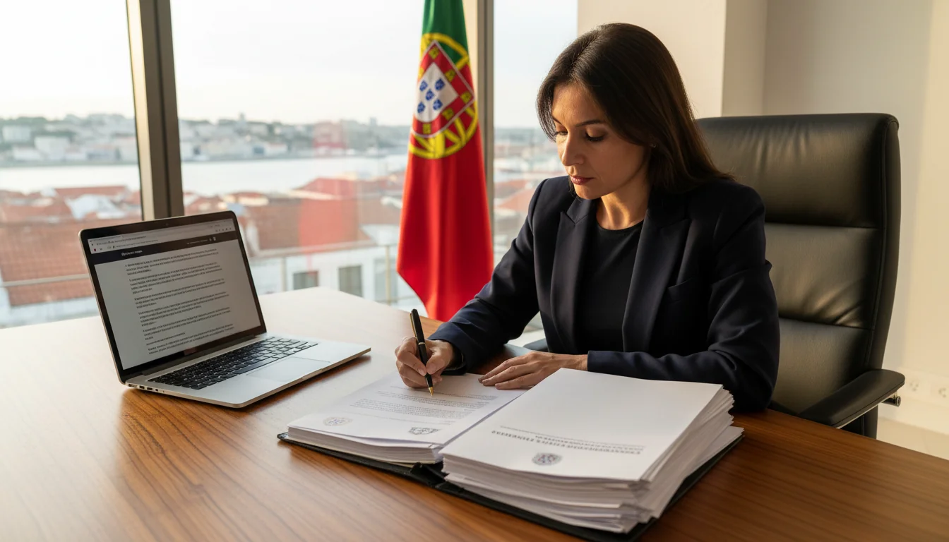 Portuguese corporate filing scene