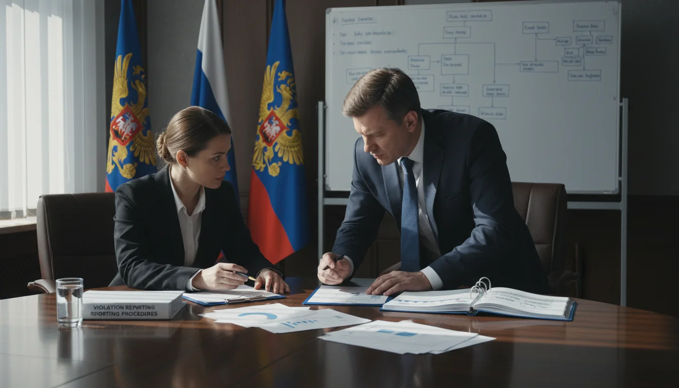 Business meeting on reporting procedures.