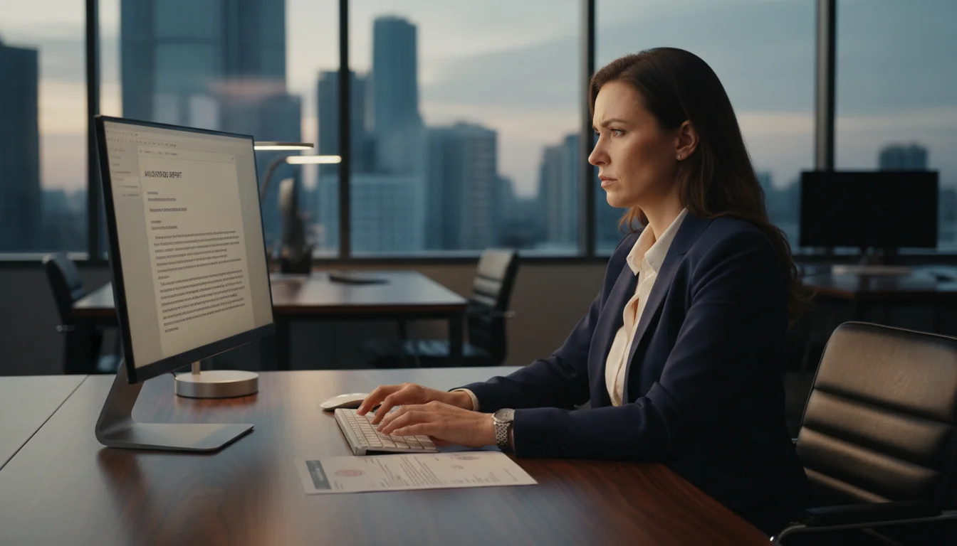 Corporate whistleblower reporting violation.