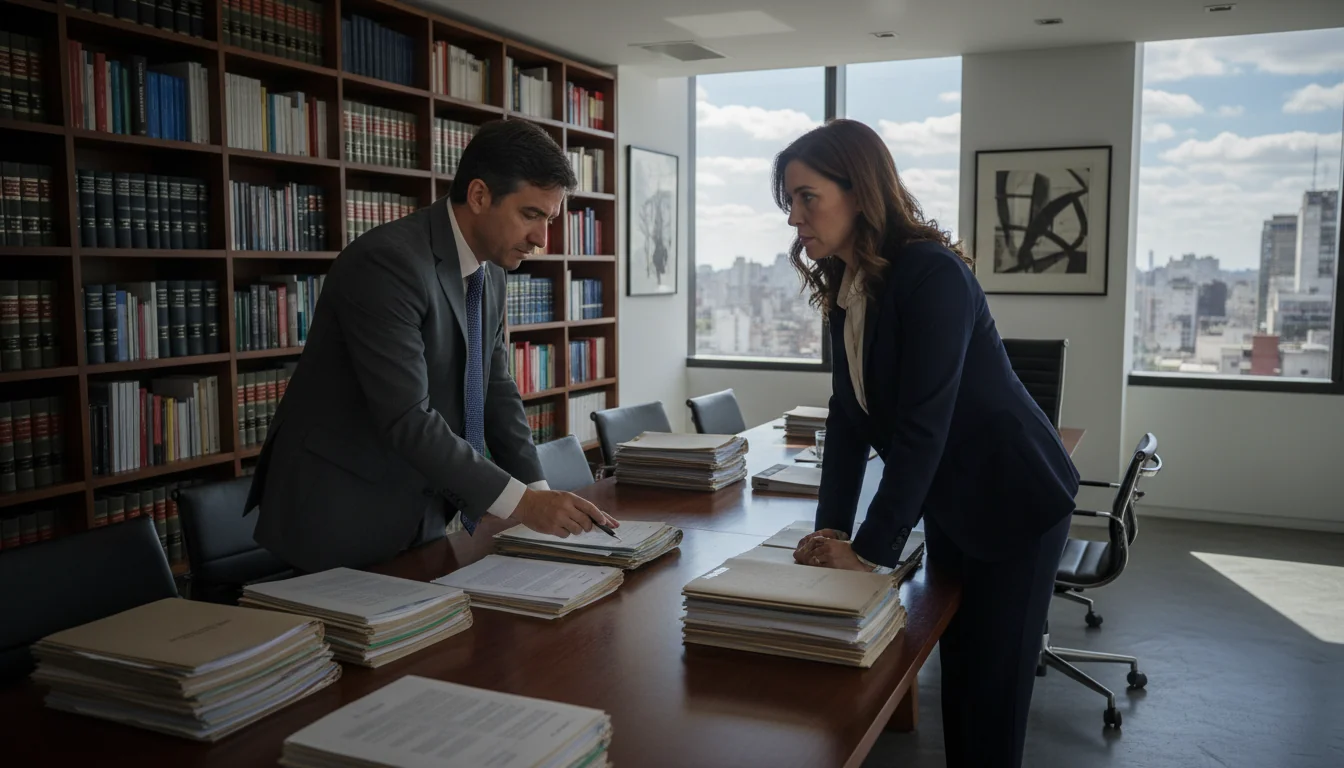 Professional consultation in law office