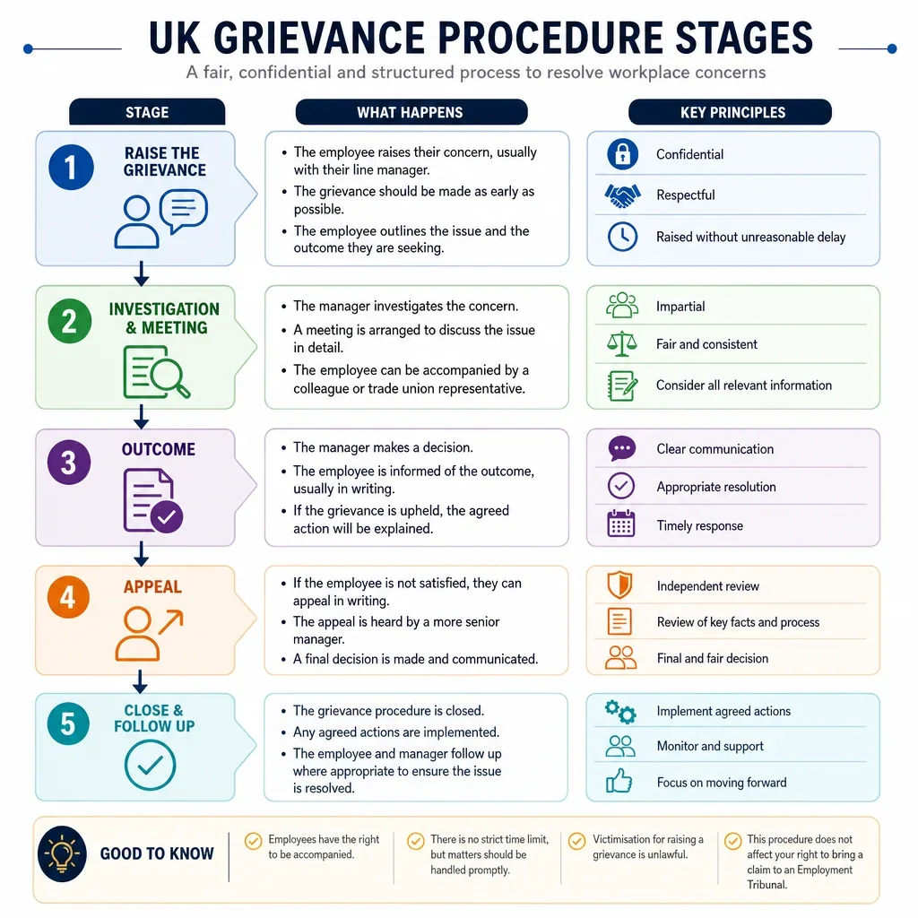 UK Grievance Procedure Stages