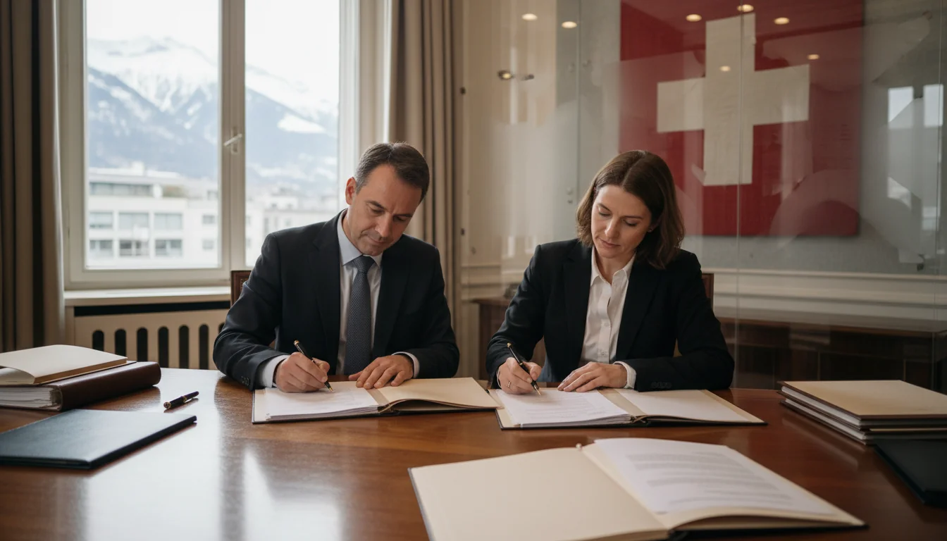 Swiss legal document signing