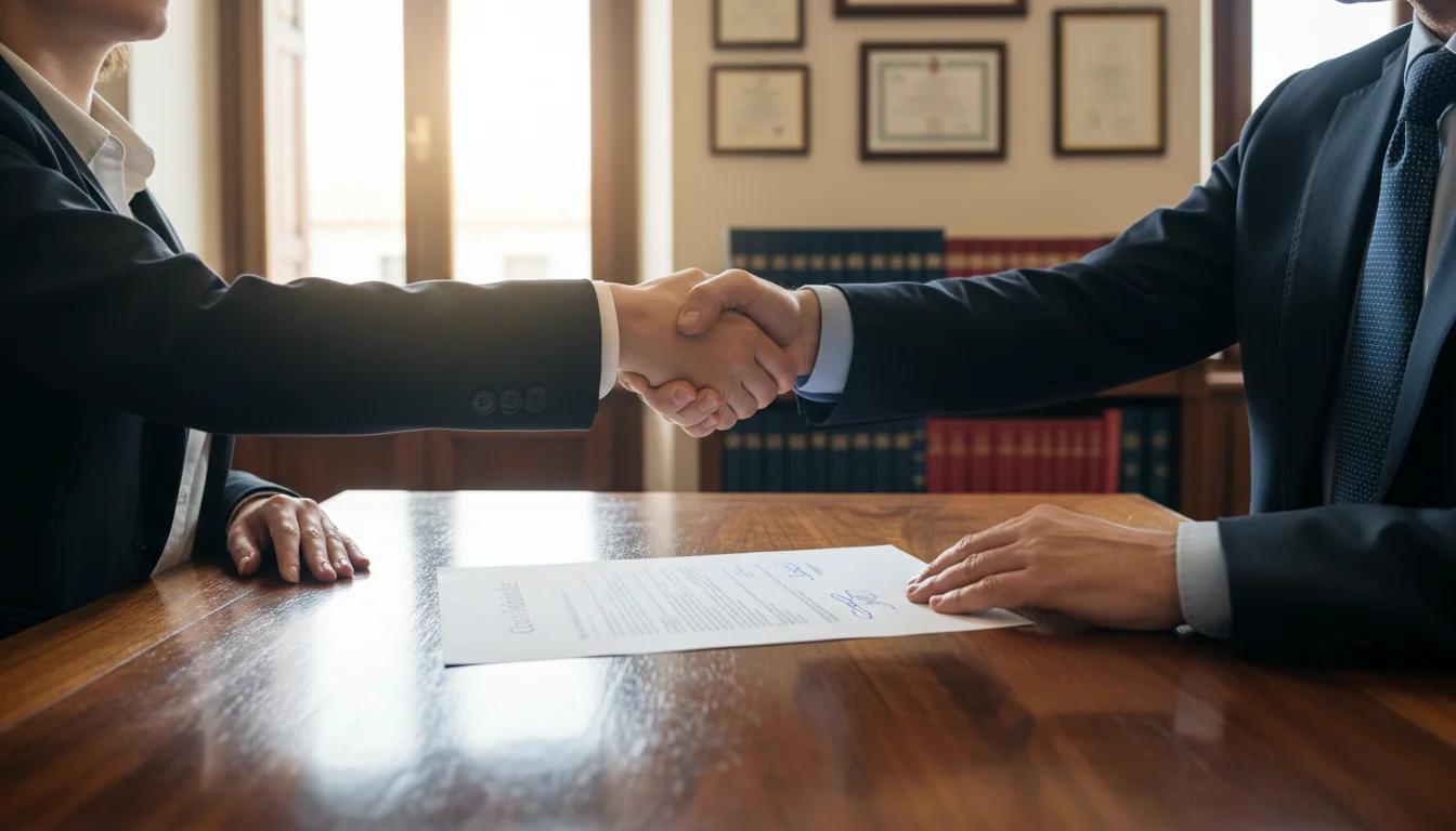 Signing corporate disciplinary code agreement