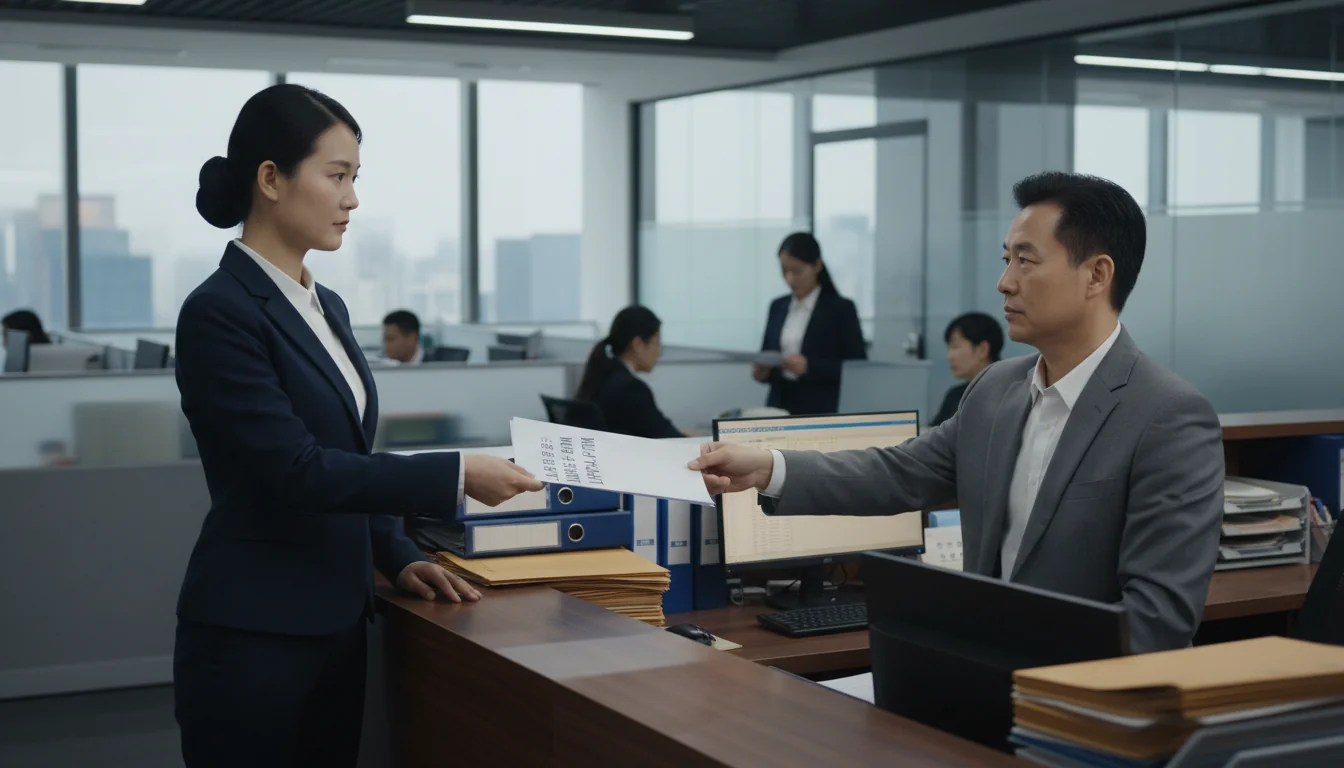 Adult filing labor appeal in office