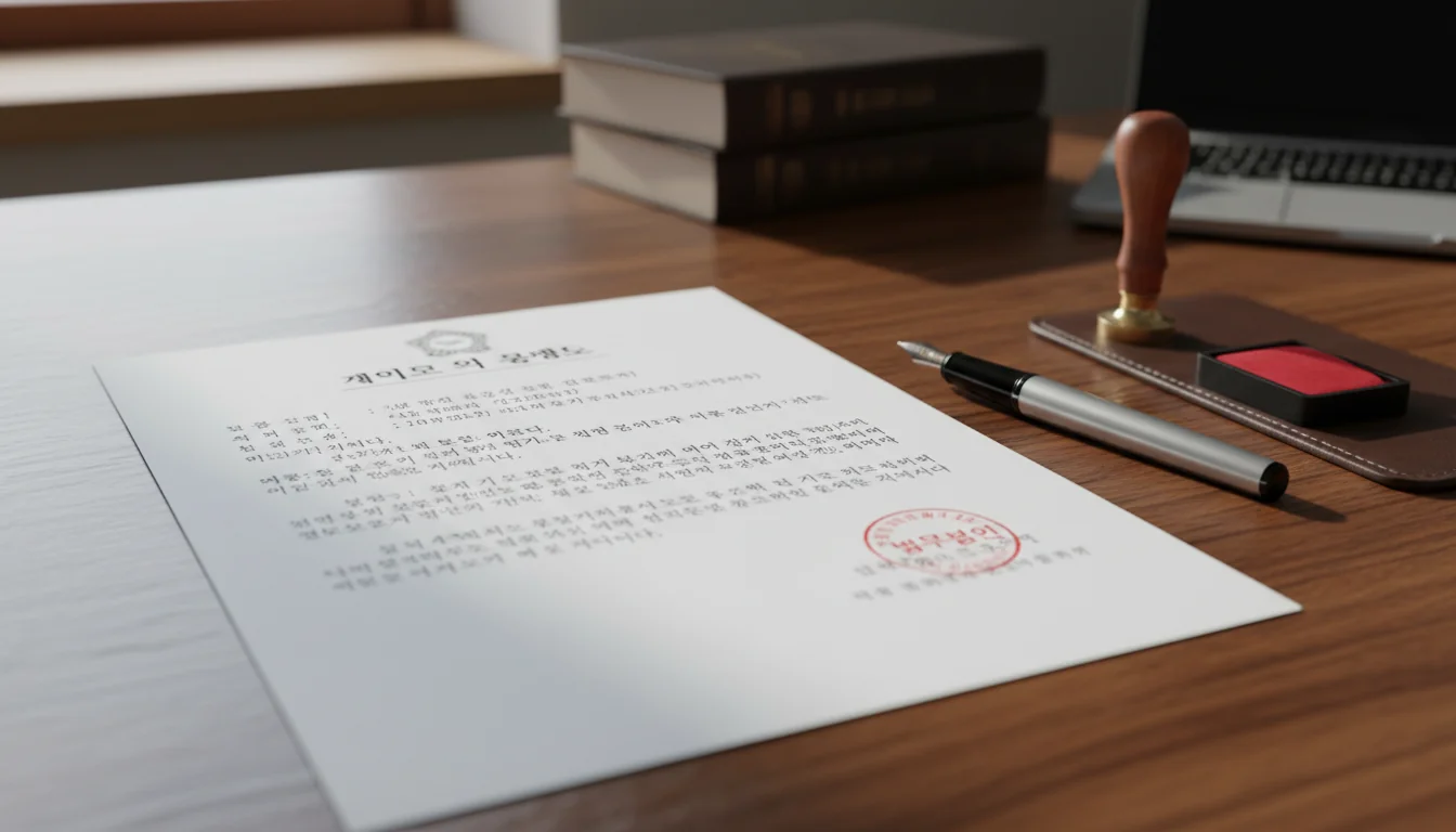 Tenant eviction notice document.