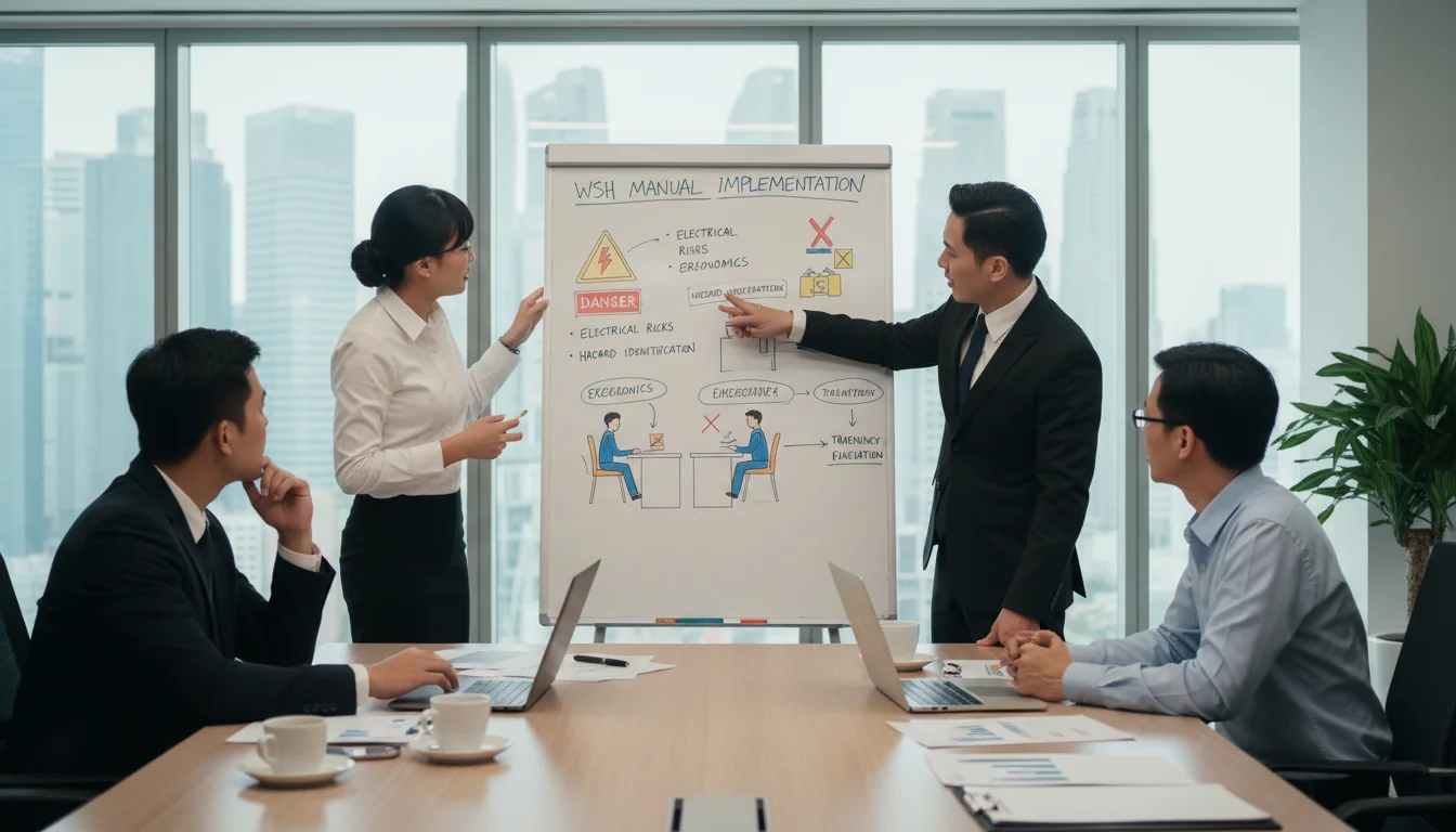 Team discussing hazard identification