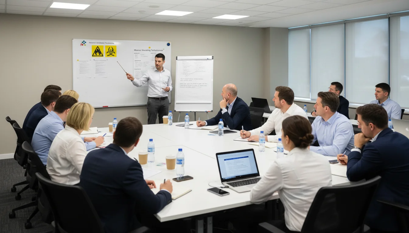 Training session on hazards