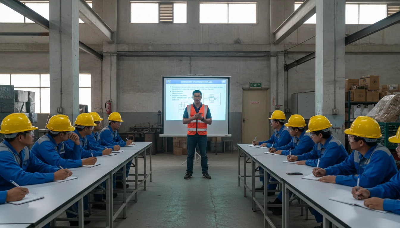 Safety training session