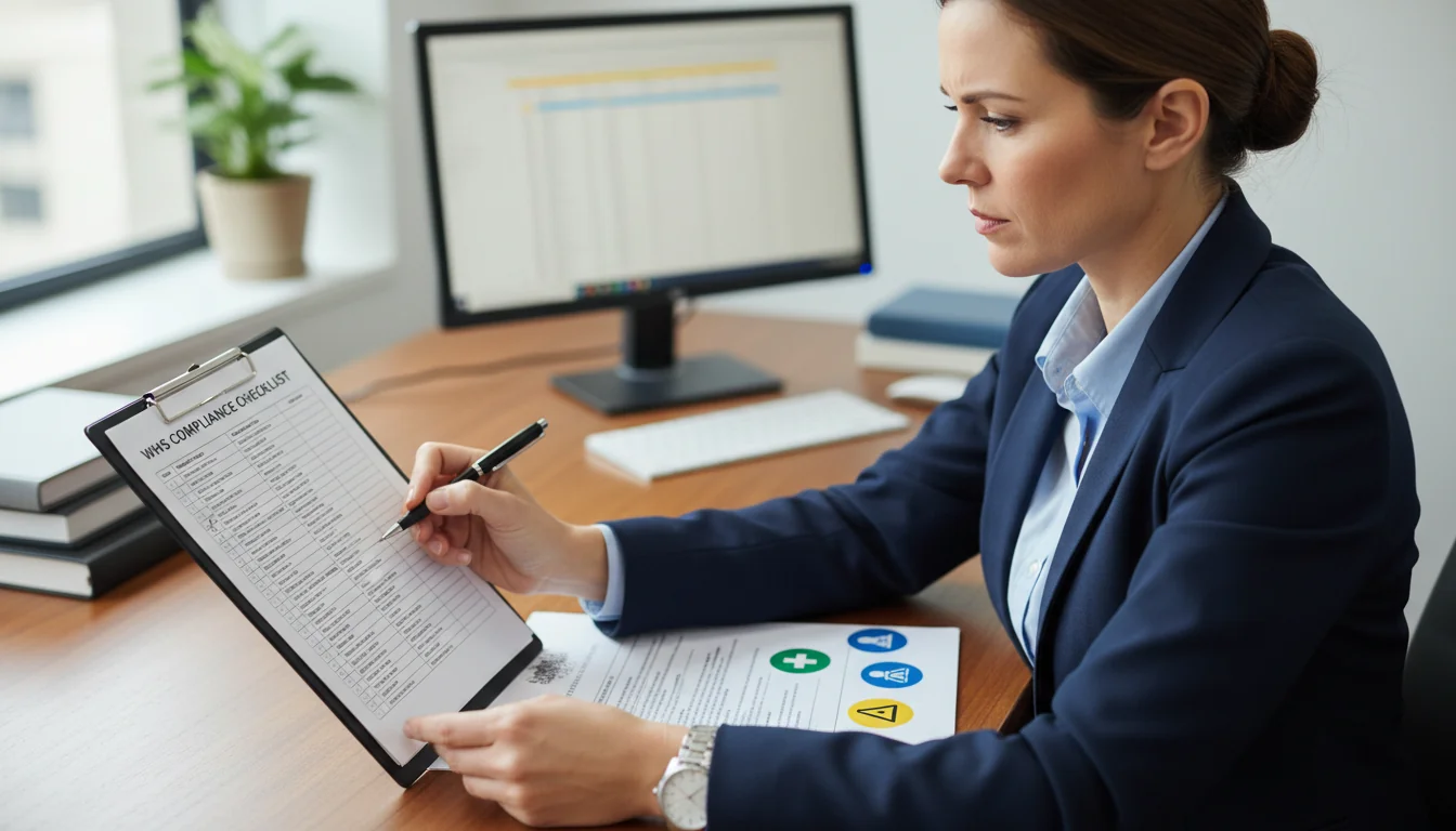 Australian business WHS compliance checklist.