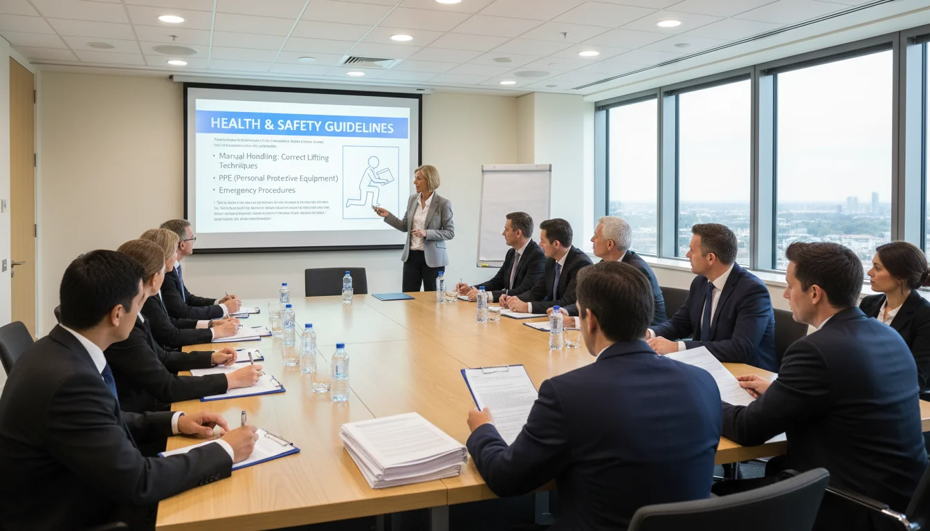 Corporate training on safety protocols