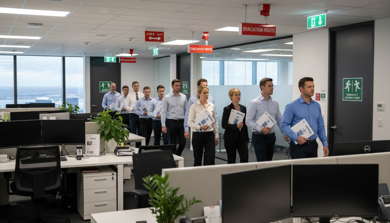 Office emergency drill practice