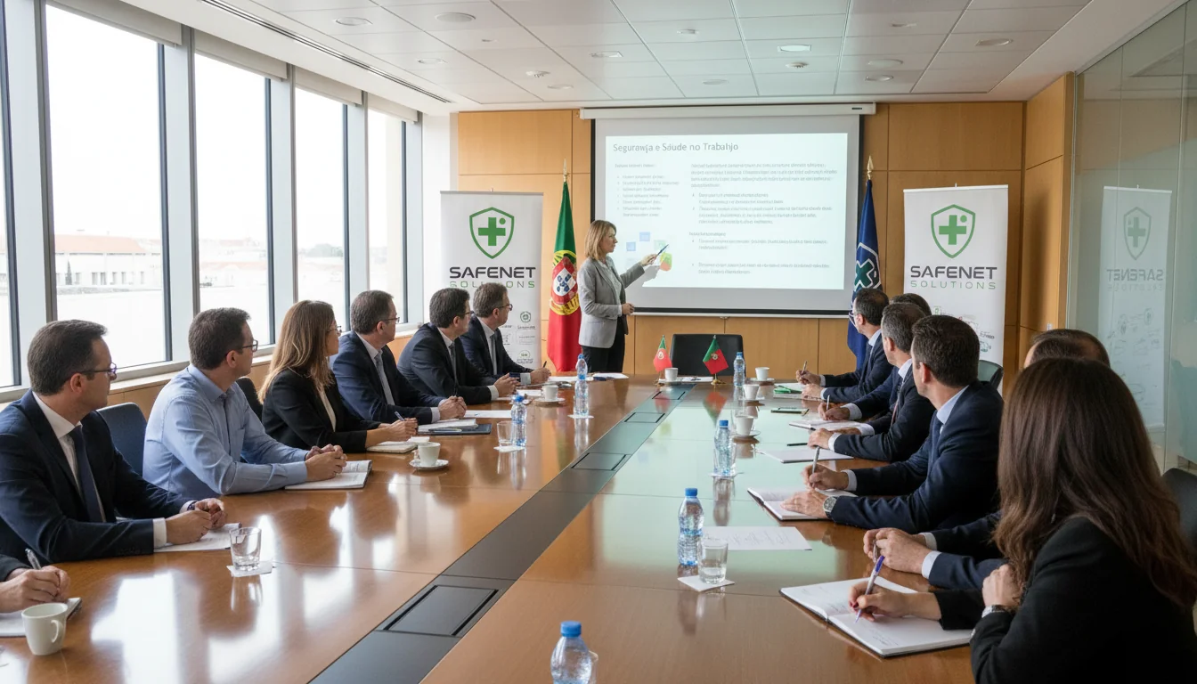 Safety training session.