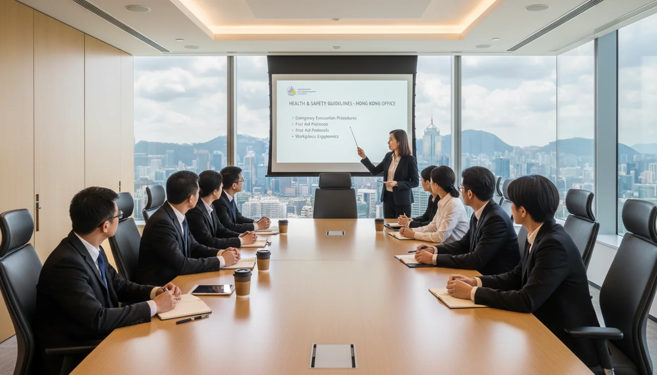Corporate safety training session in Hong Kong