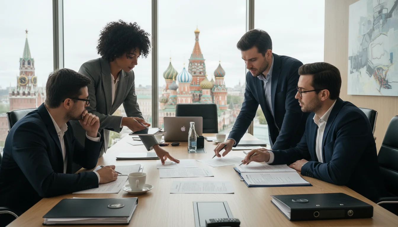 HR team reviewing employee instructions