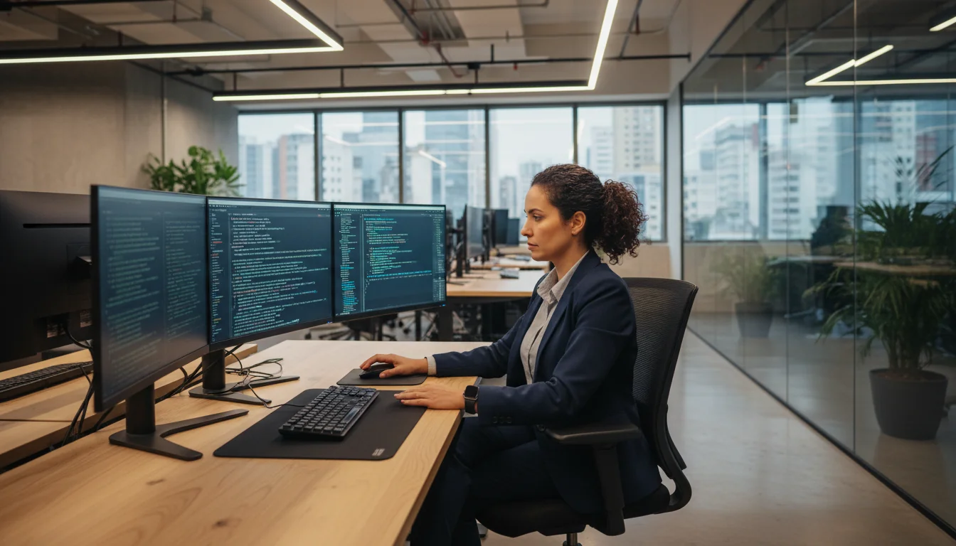 Professional in Brazilian tech office