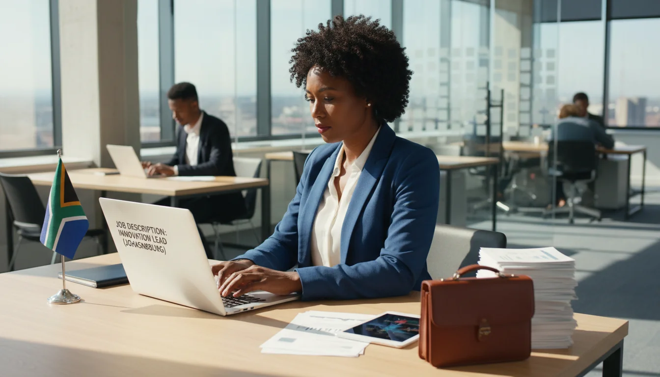 Professional writing a job ad.