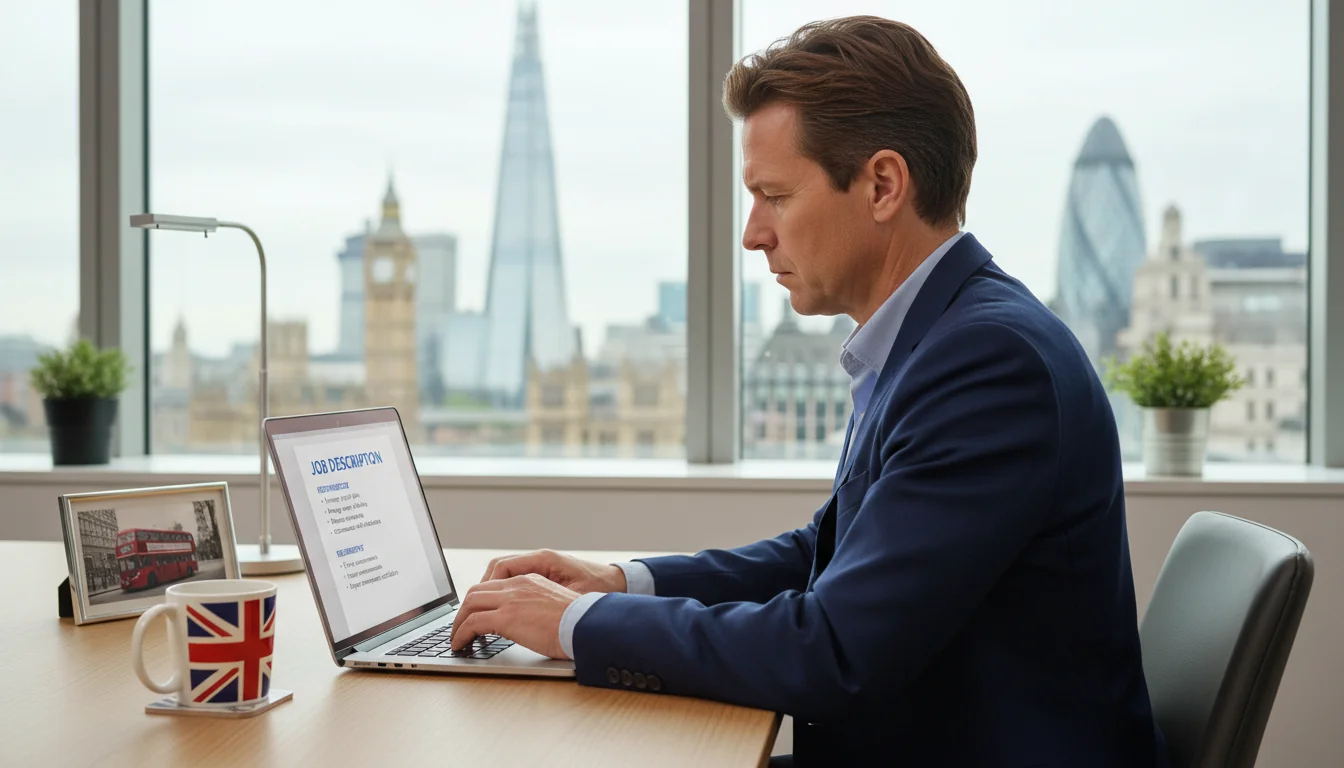 Professional writing a job description