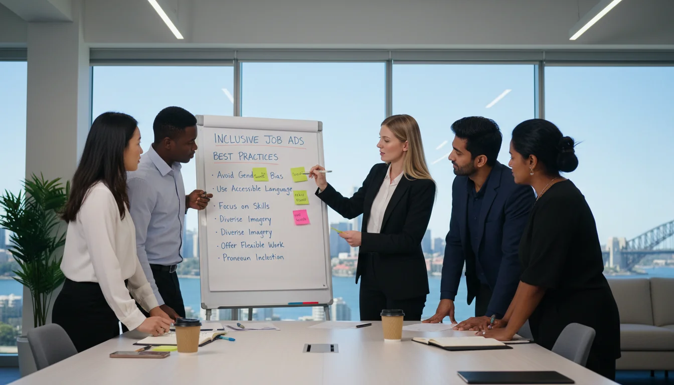 Inclusive hiring team brainstorming ideas