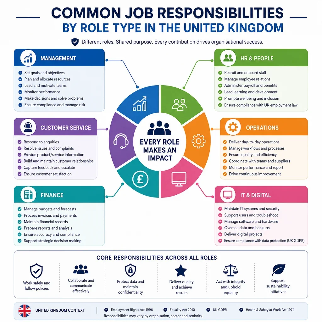 Common Job Responsibilities by Role Type
