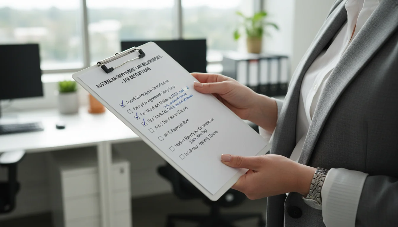 Compliance checklist for employment laws