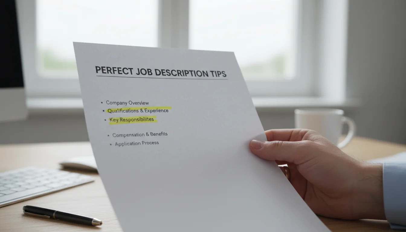 Checklist for perfect job ad