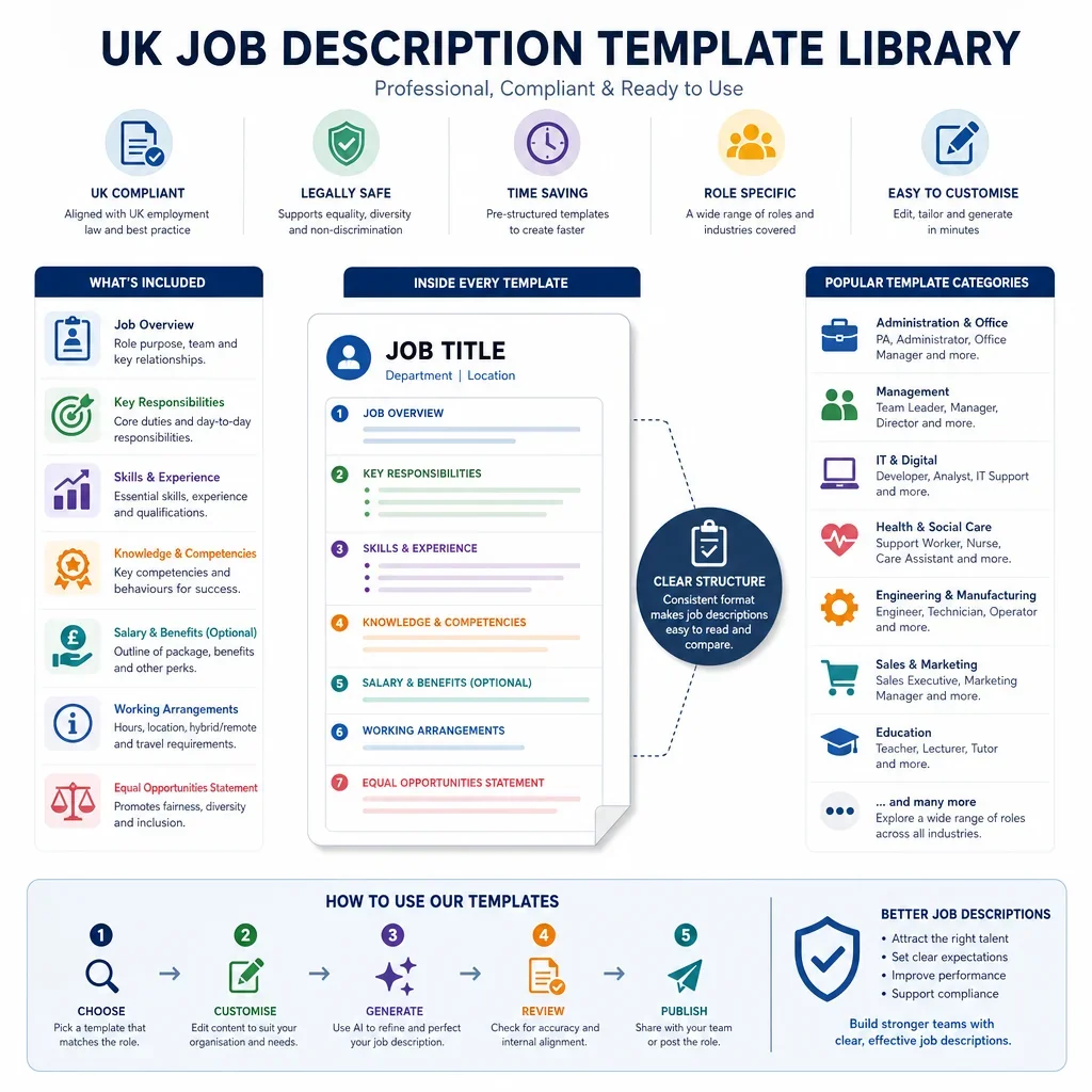 UK Job Description Template Library