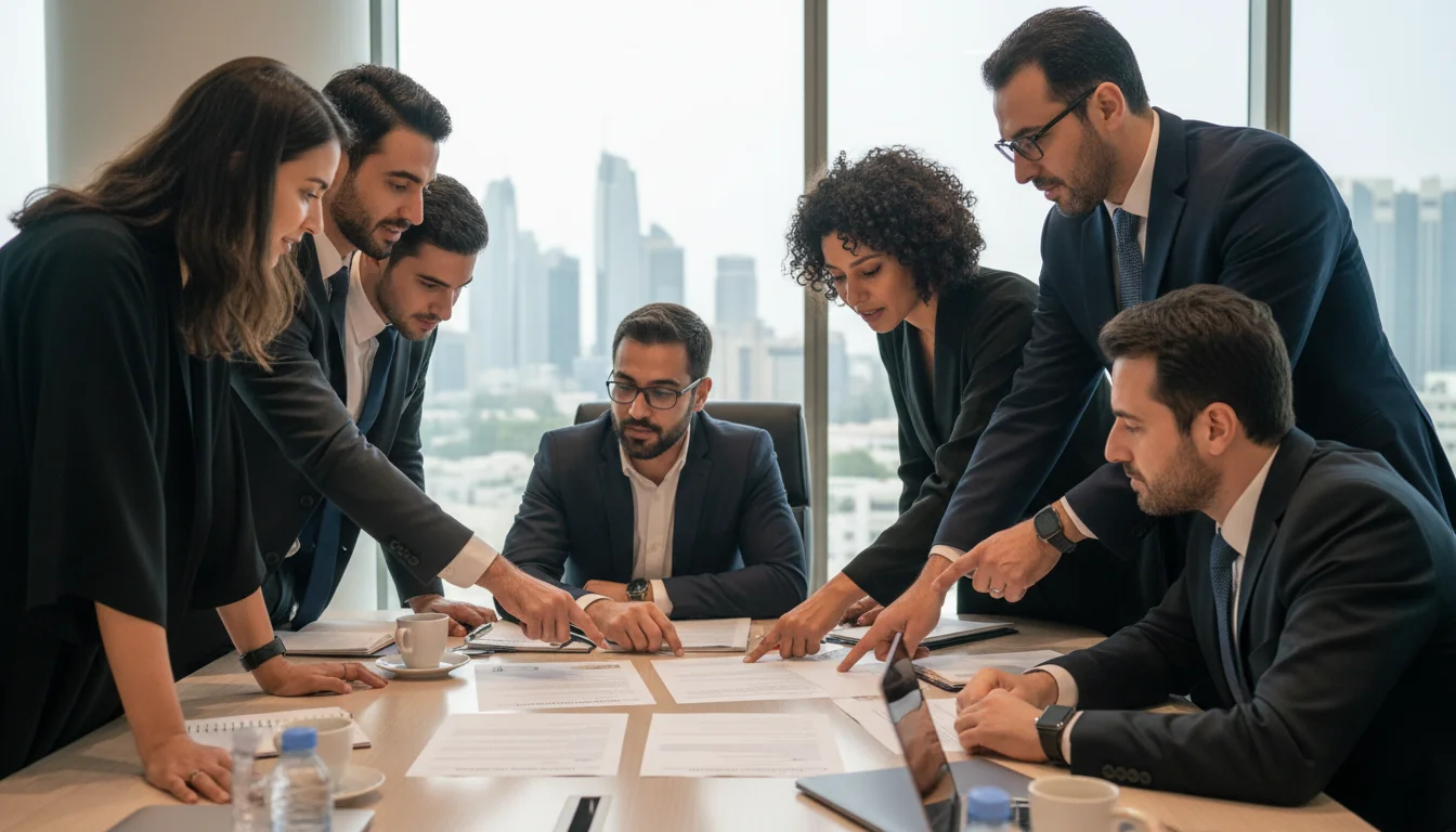 Team reviewing effective job ad collaboratively