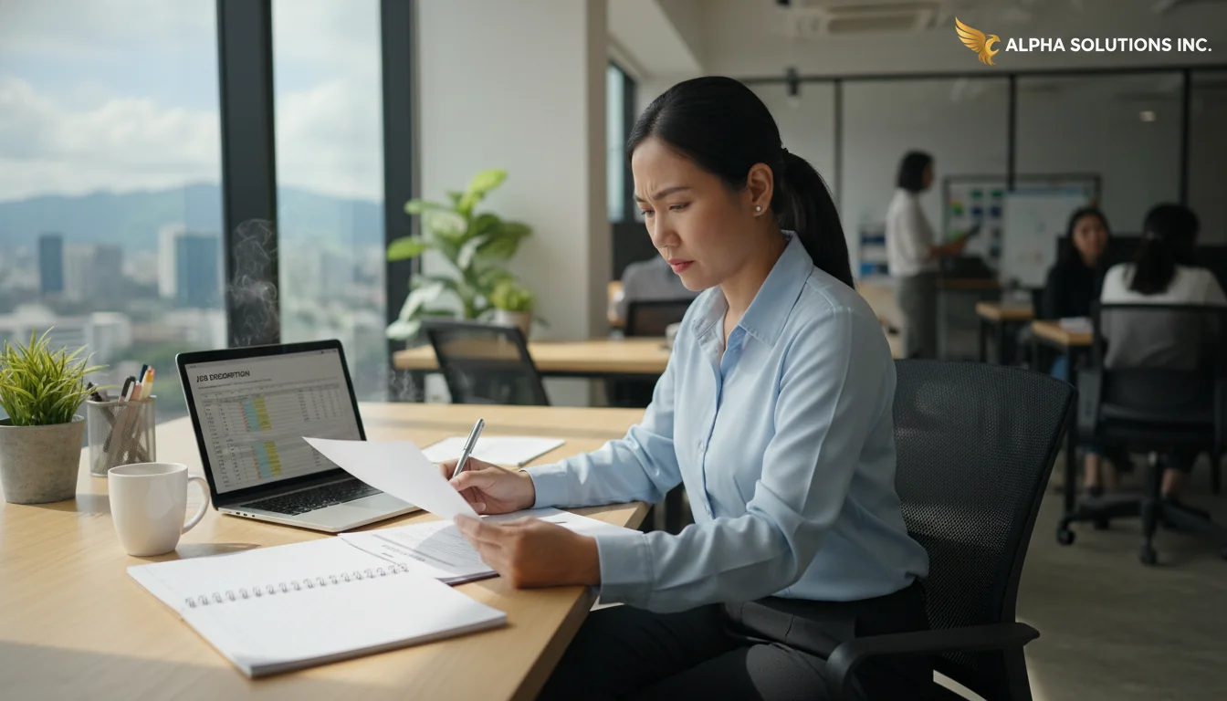 Professional reviewing job description