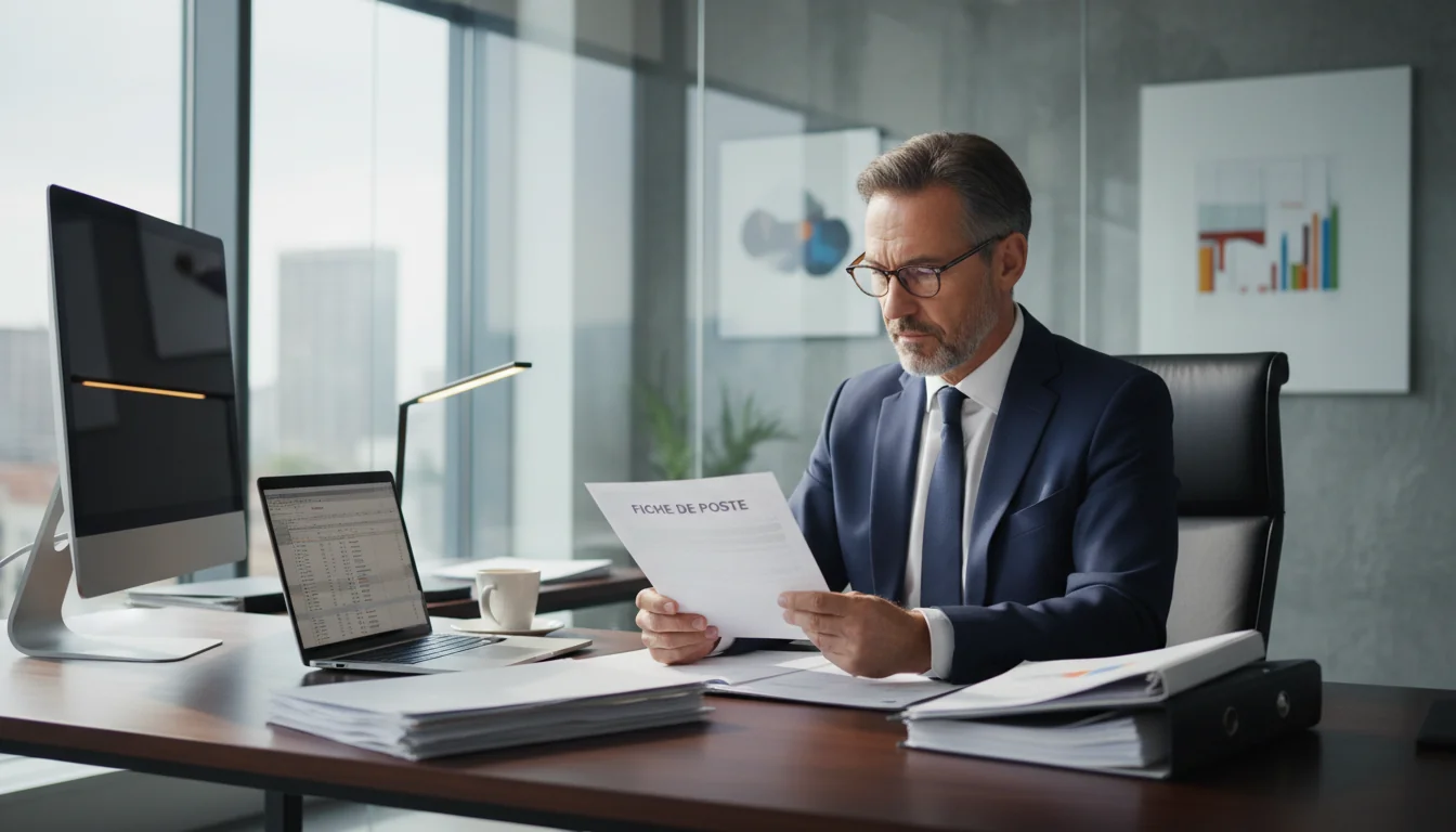 Professional reviewing job description document