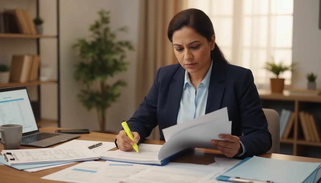 Examining employment contract details