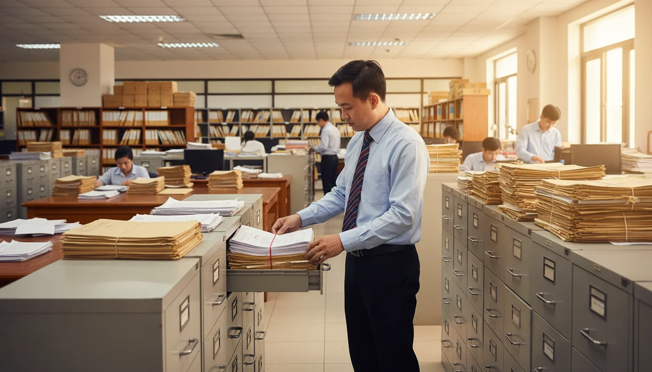 Filing business contracts in Vietnamese firm