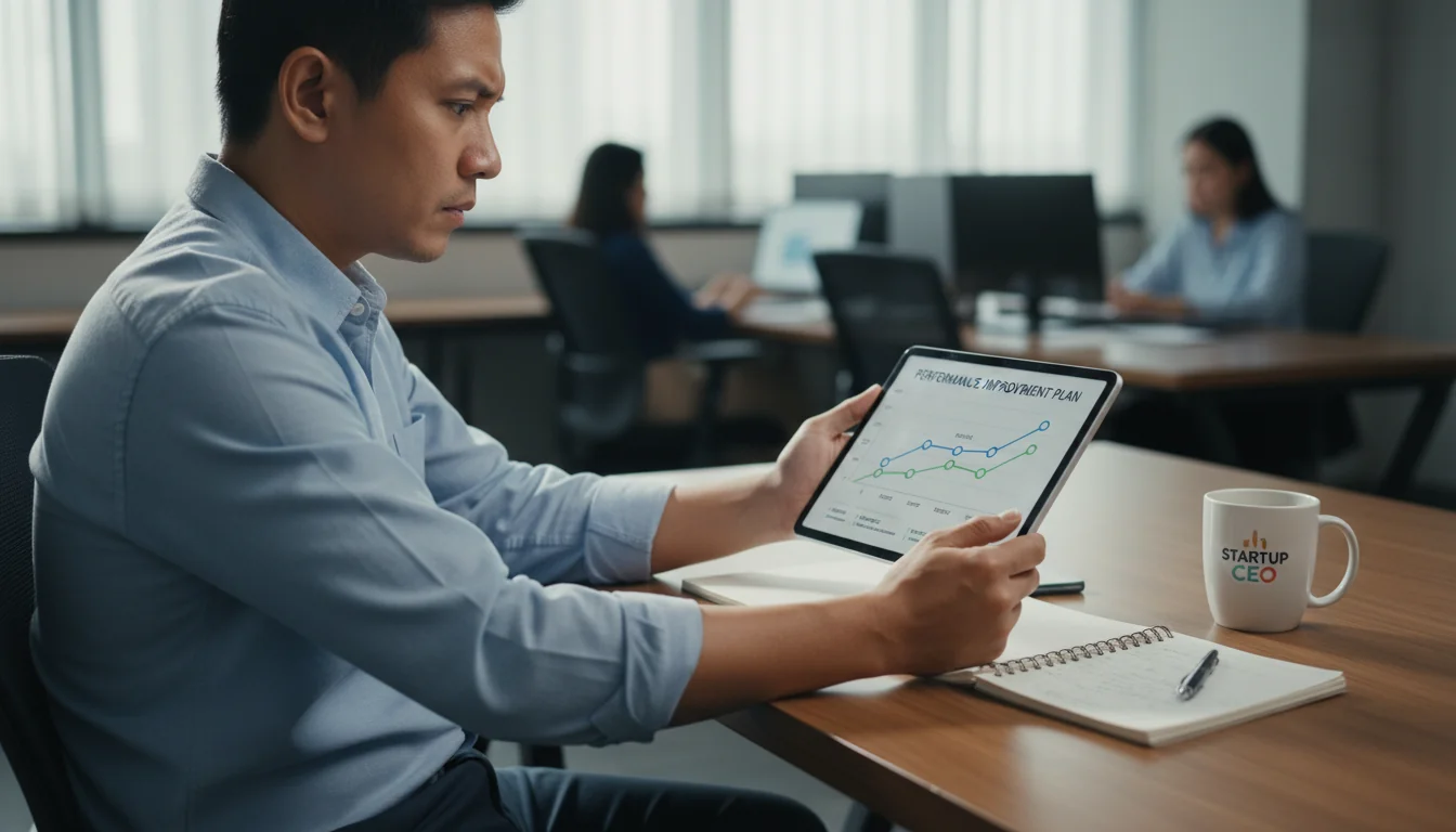 Employee tracking progress on PIP