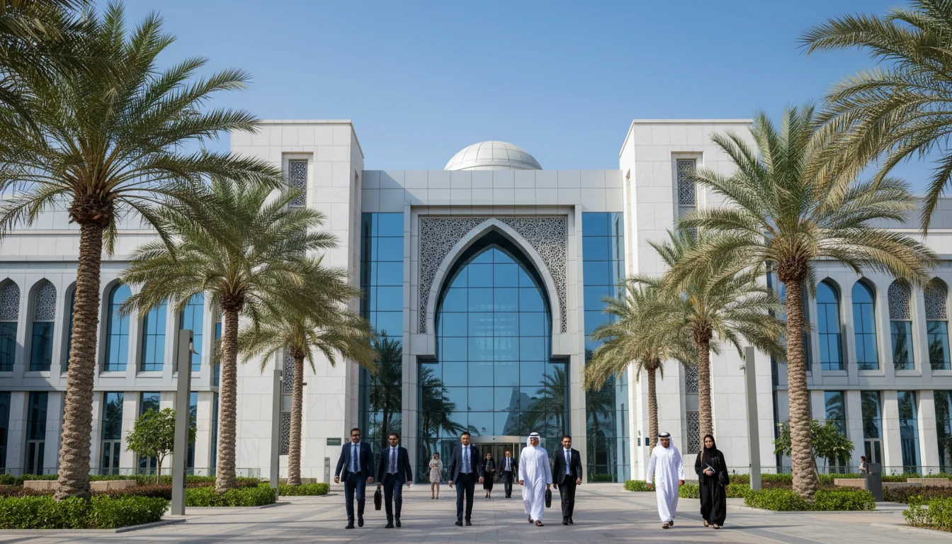 UAE court building exterior.
