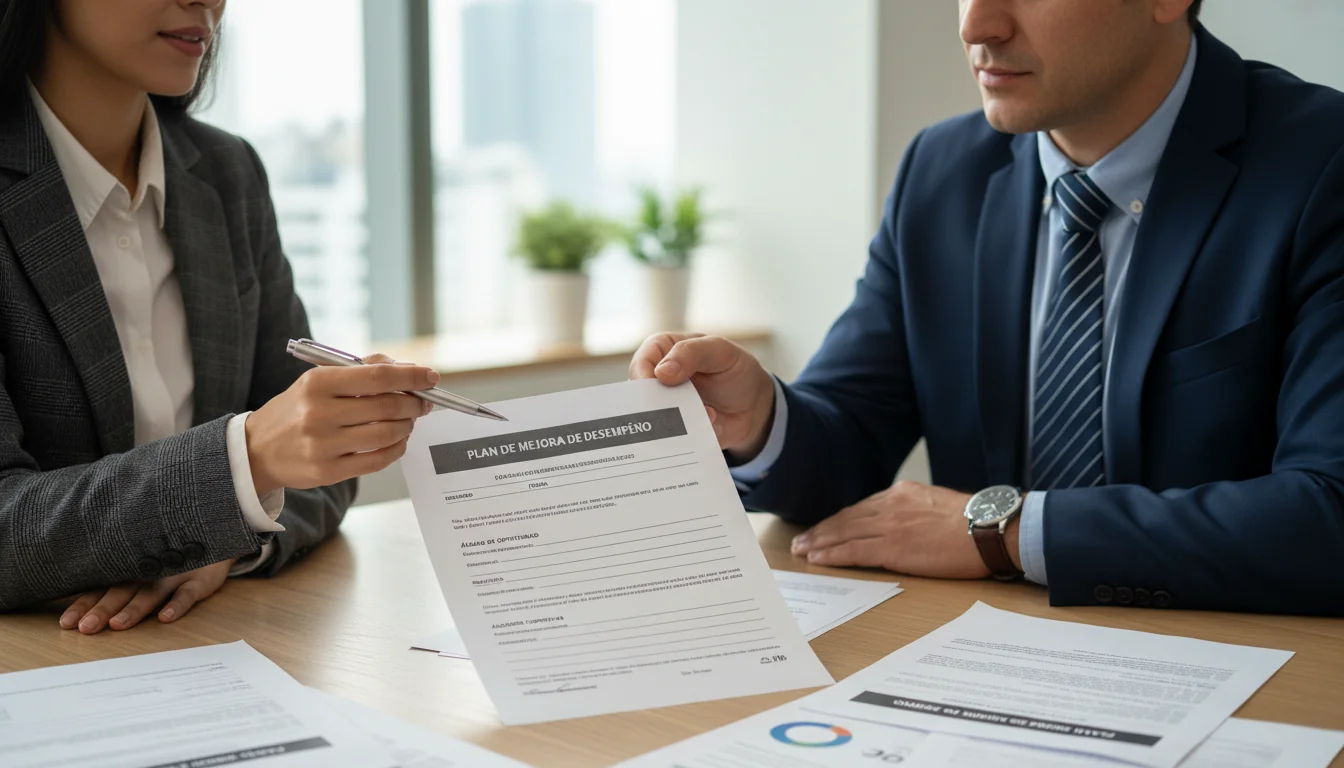 Signing performance improvement agreement