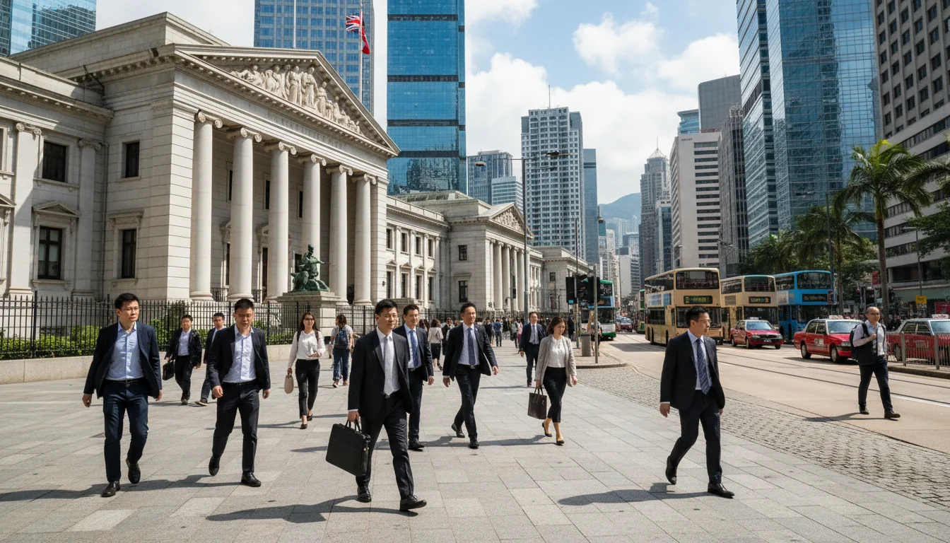 Hong Kong courthouse exterior building