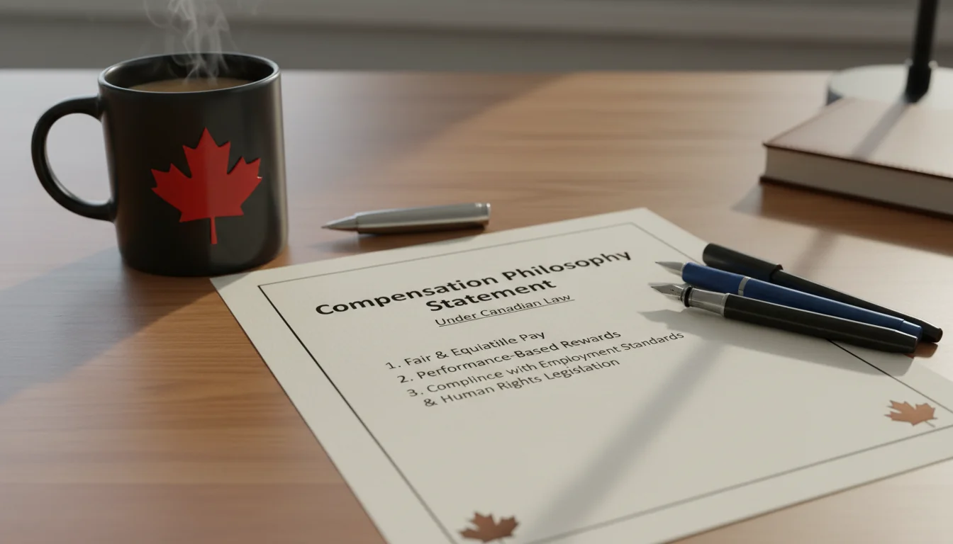 Document outlining compensation elements.