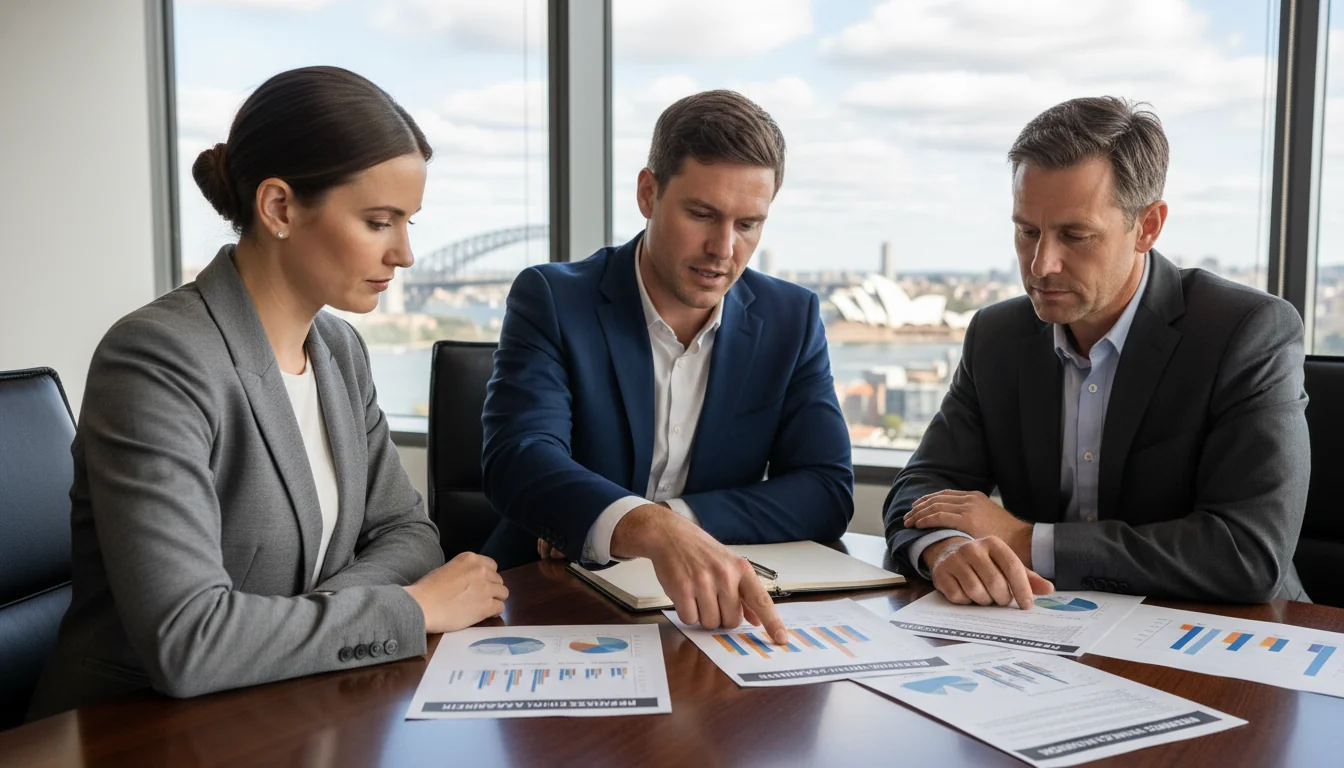 Australian corporate executives discussing remuneration