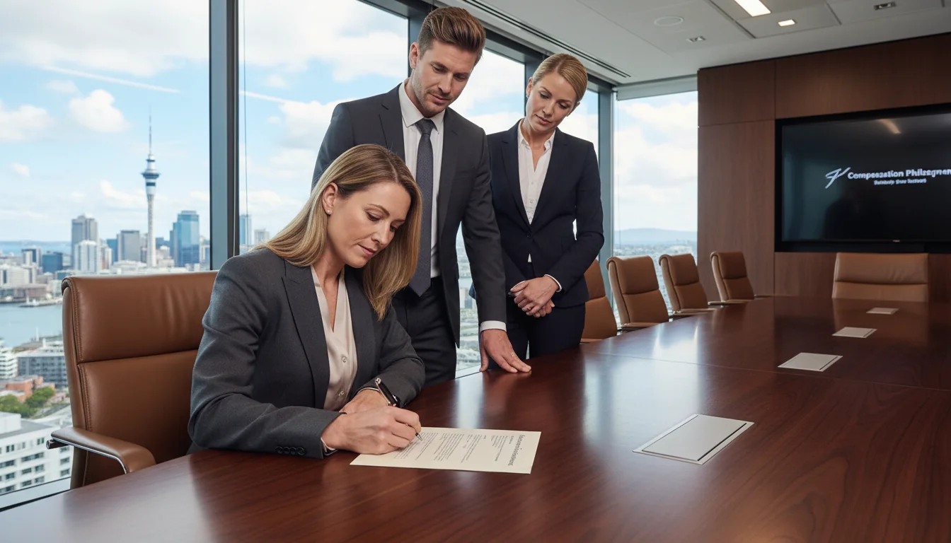 Signing compensation philosophy document