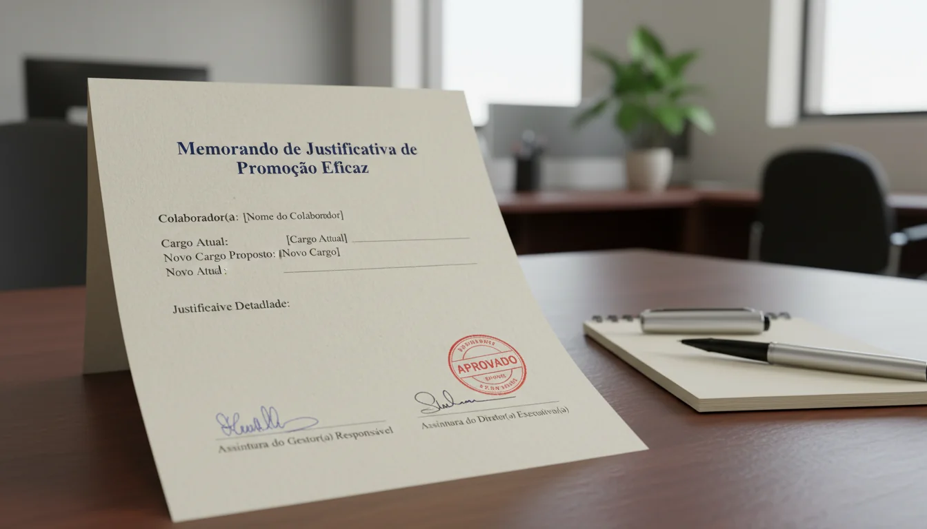 Approved promotion memo document