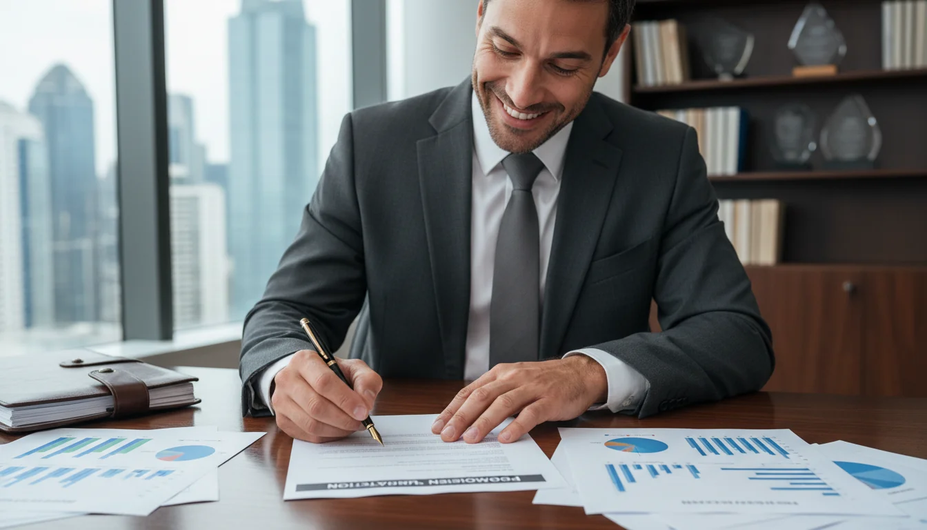 Boss signing promotion approval