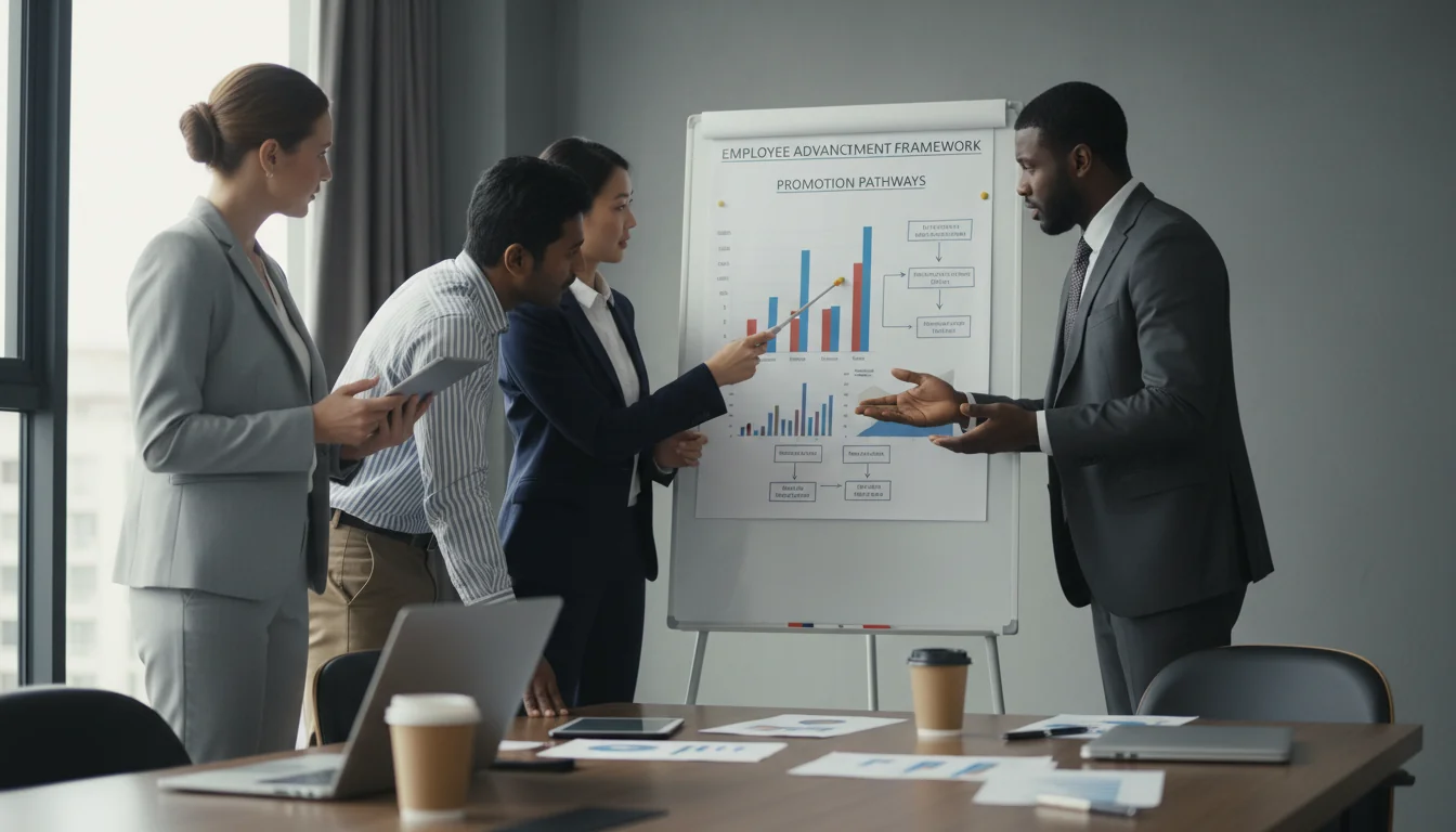 Team discussing promotion strategy