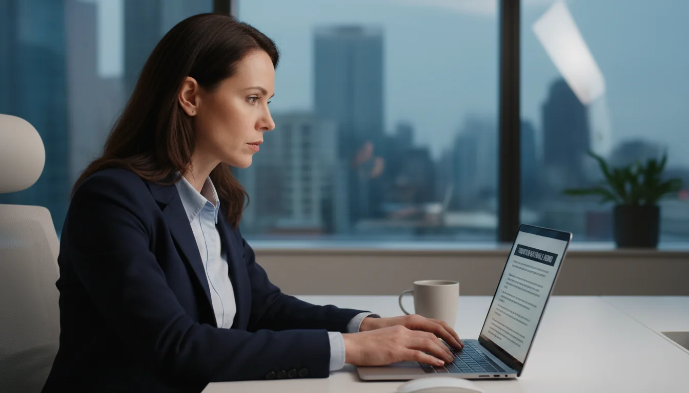 Professional writing promotion memo